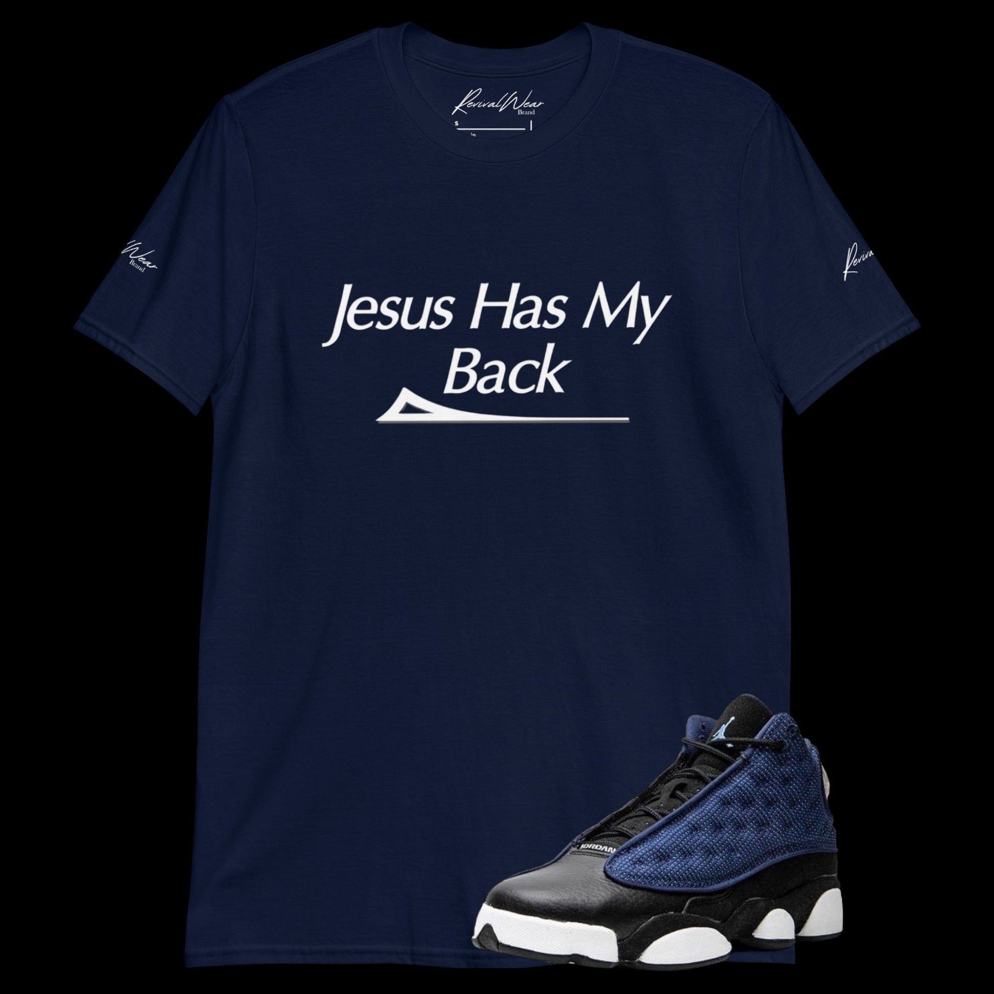 Jesus has my back Short-Sleeve Christian T-Shirt