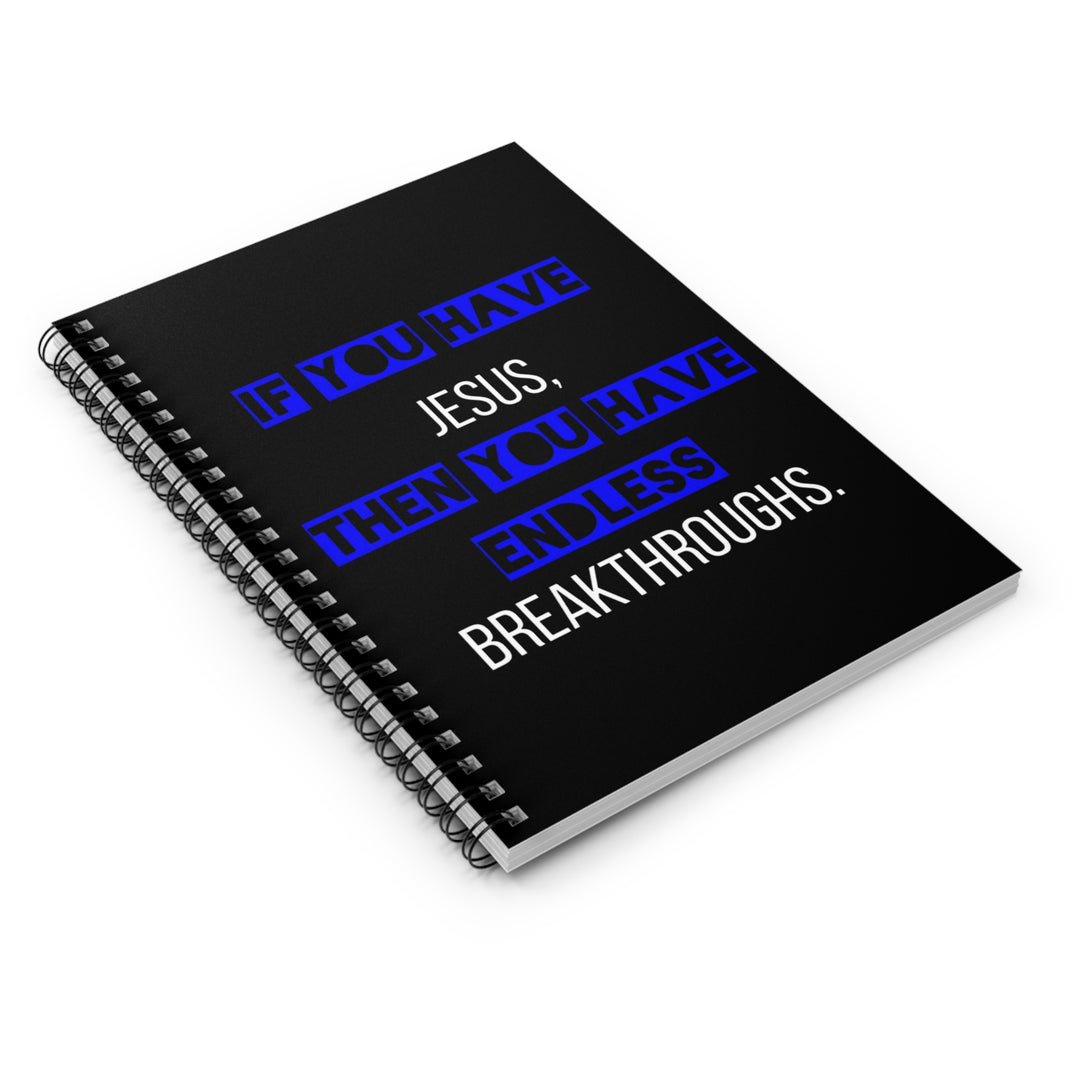 If You have JESUS Spiral Notebook