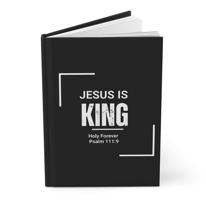 "Jesus Is King" Christian Notebook (Psalm 111:9)