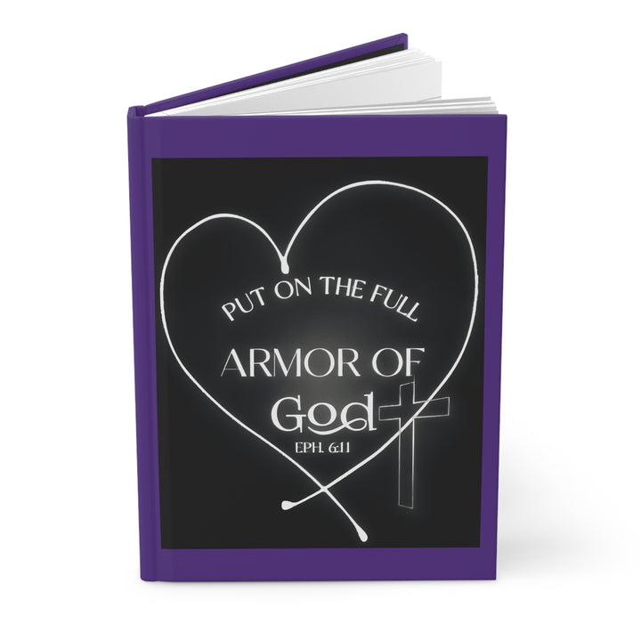 Armor of God Hardcover Journal — "Put On The Full Armor of God" Christian Prayer Notebook