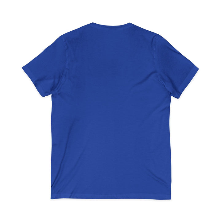 Jesus Faith V-Neck Tee — "In the Name of Jesus!" Christian Graphic Shirt