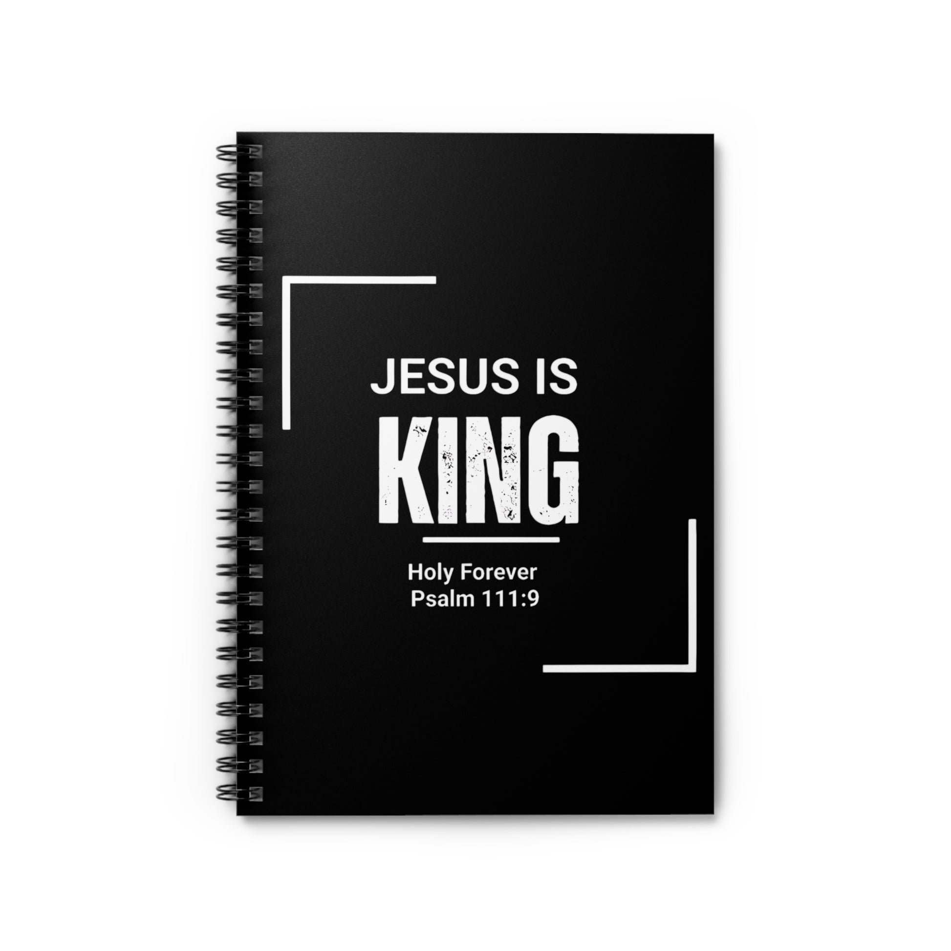 Jesus is King Christian Notebook