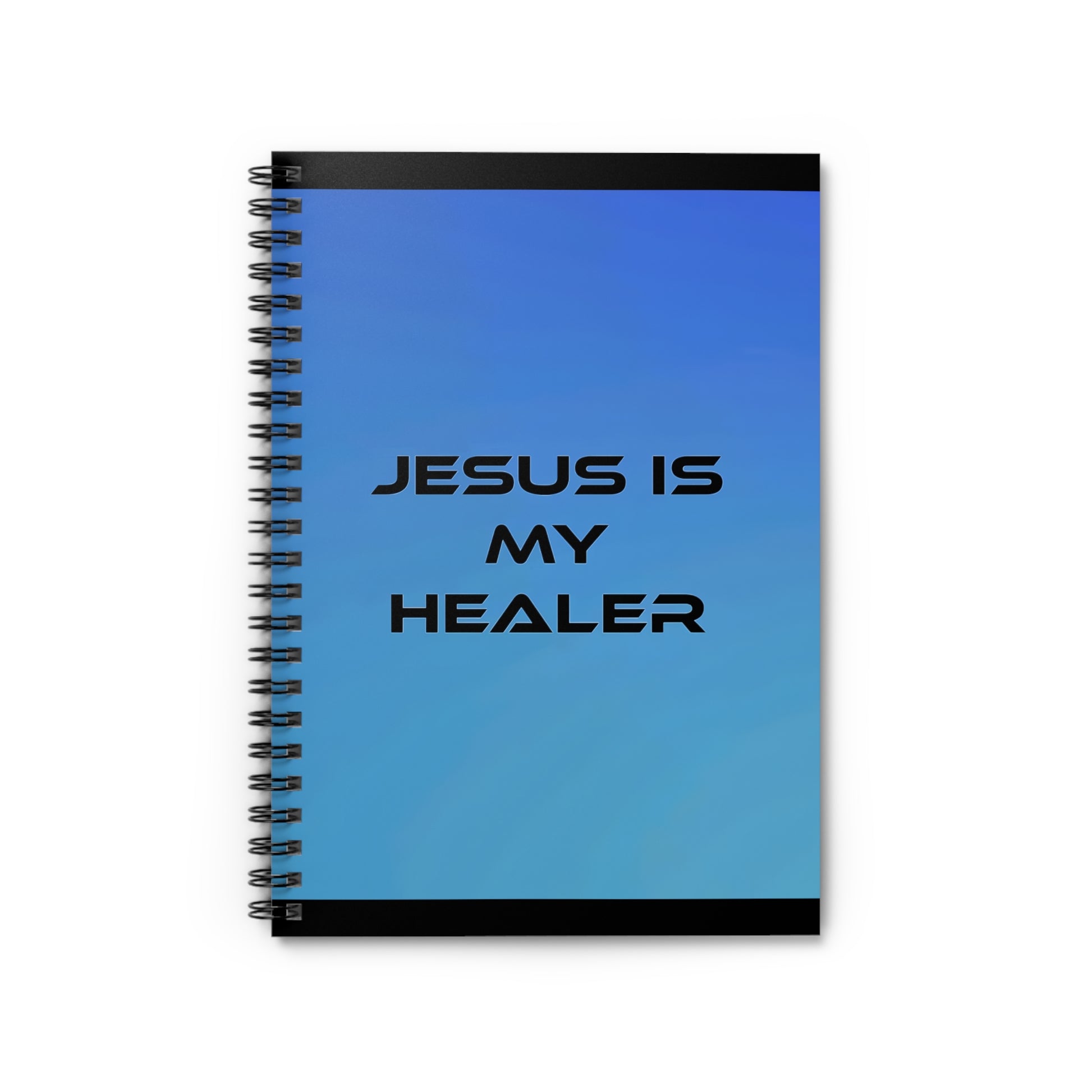 Jesus is my Healer Christian Notebook - Ruled Line