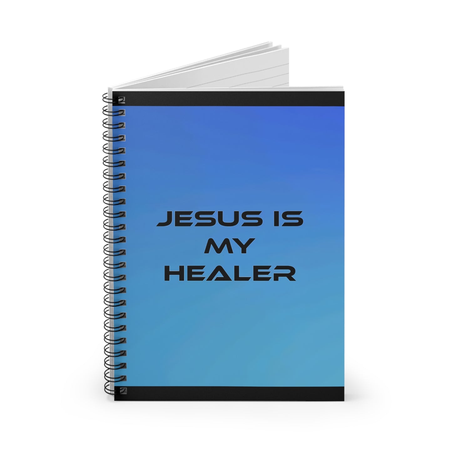 Jesus is my Healer Christian Notebook - Ruled Line