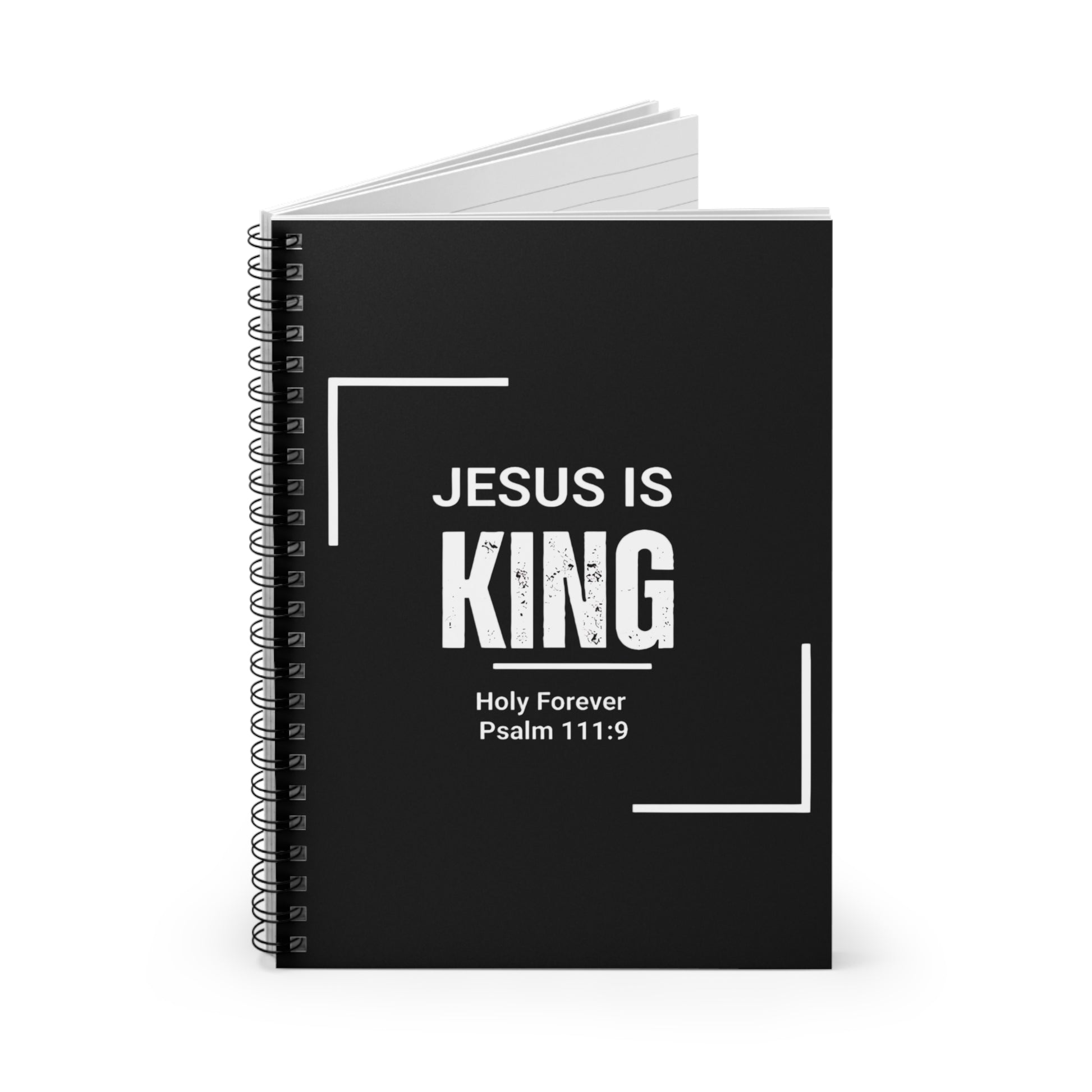 Jesus is King Christian Notebook