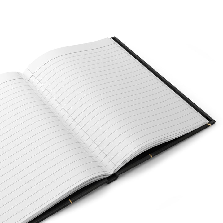#Jesus Hardcover Journal — Black & Gold Inspirational Devotional Notebook
