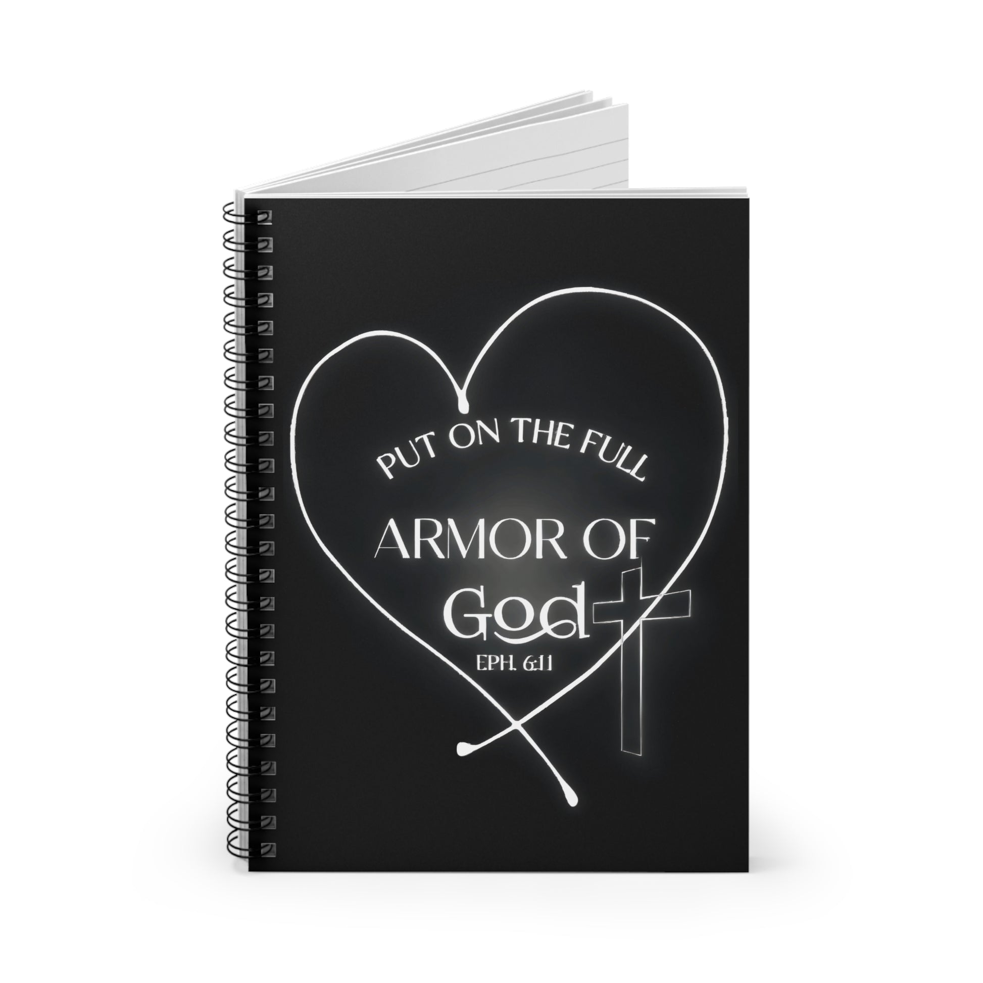 Armor of God Spiral Notebook - Ruled Line