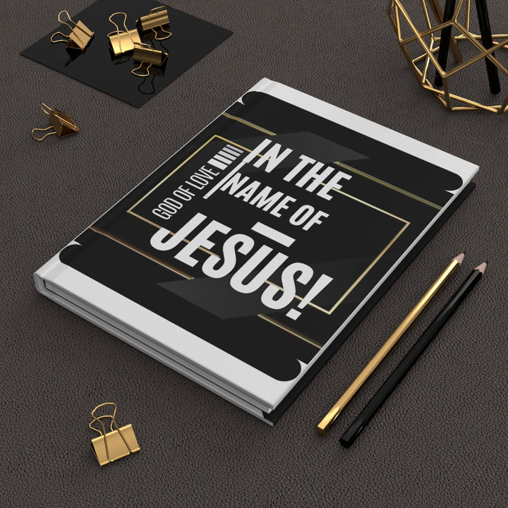 "In the Name of Jesus" Christian Prayer & Devotional Notebook