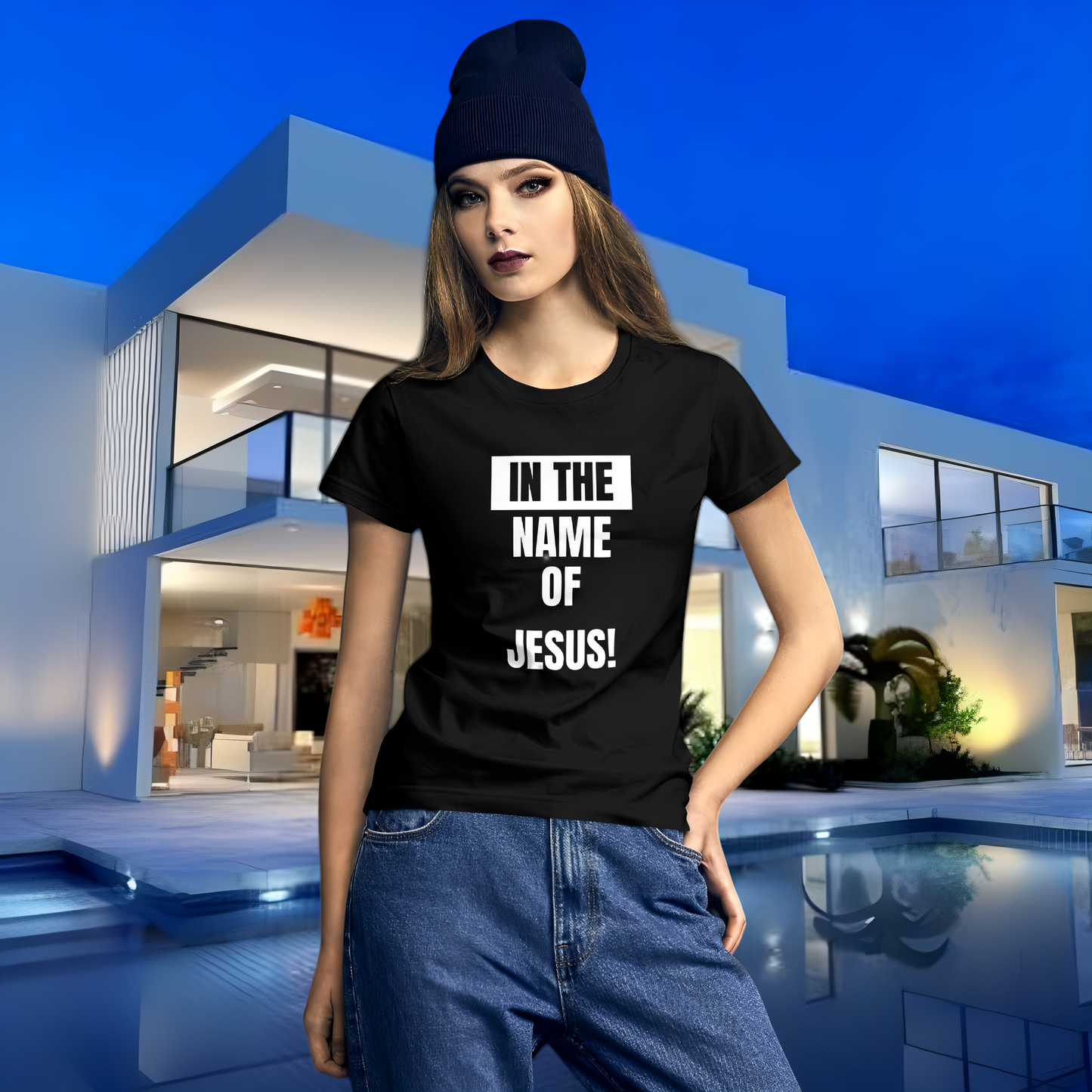 In The Name of JESUS Women's short sleeve t-shirt