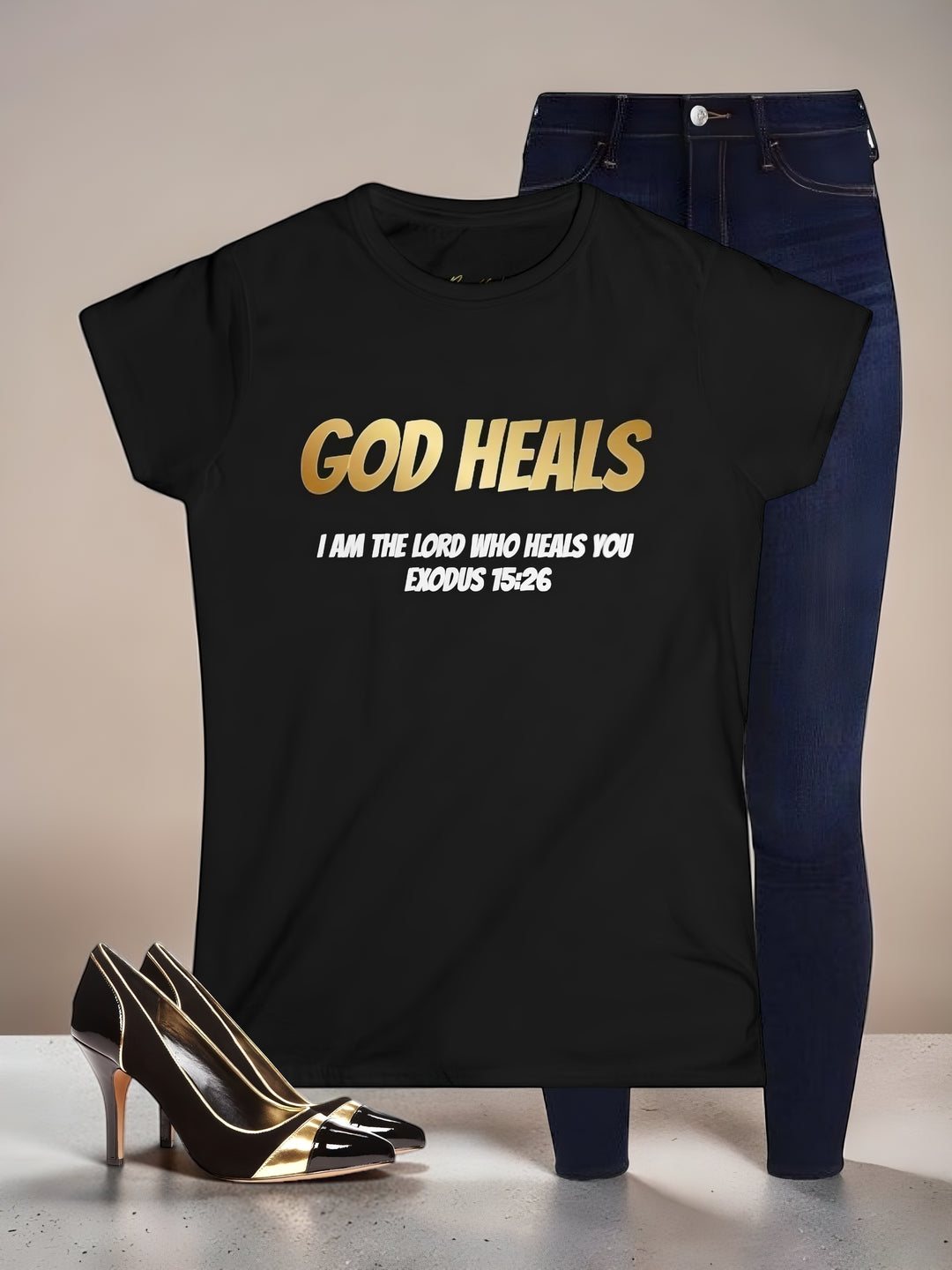 GOD HEALS Women's Revival tee