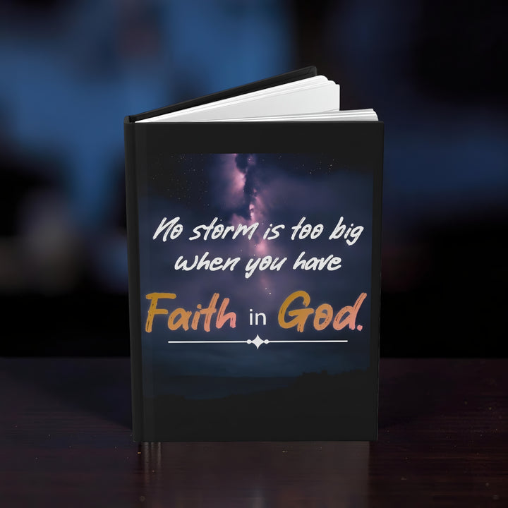 Faith in God Hardcover Journal — Inspirational Christian Prayer & Devotional Notebook