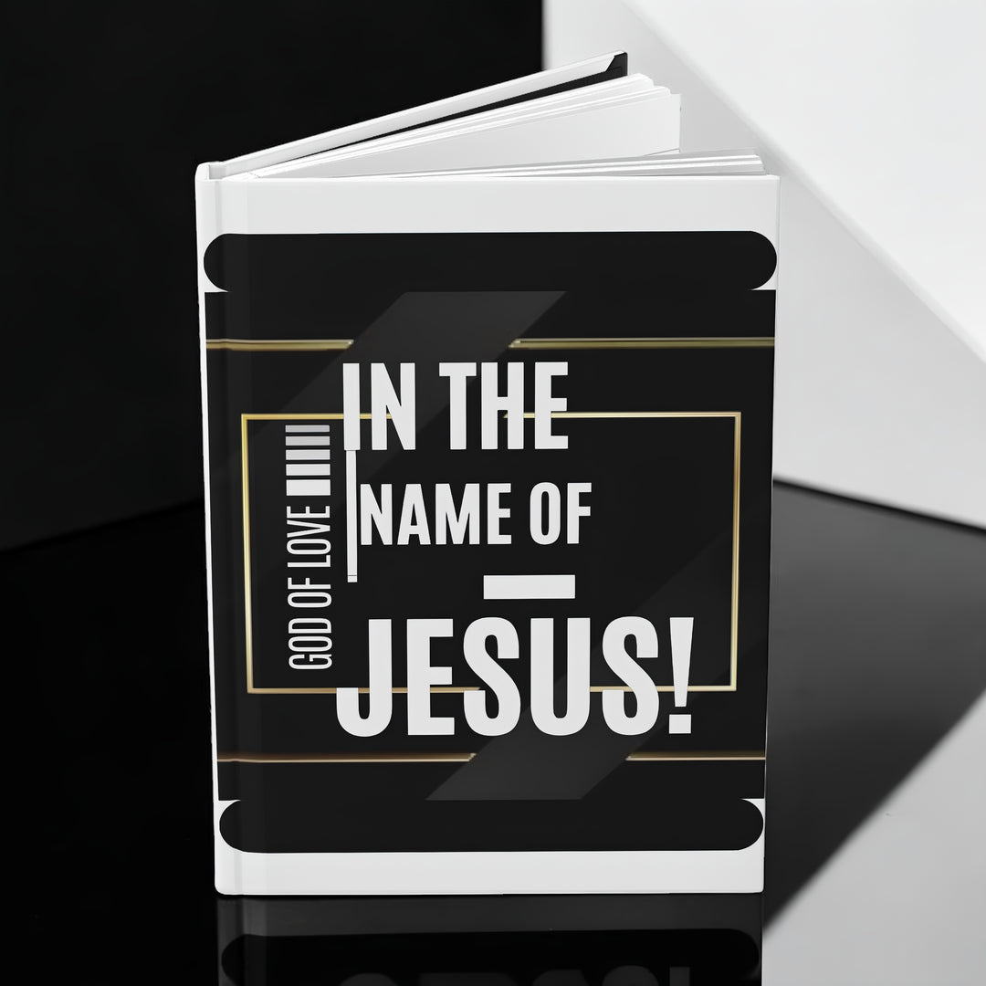 "In the Name of Jesus" Christian Prayer & Devotional Notebook