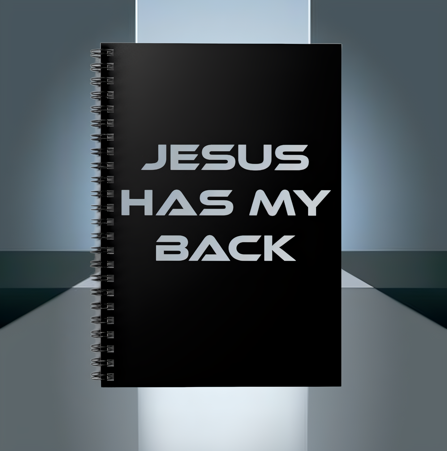 Jesus has my back Christian Notebook - Ruled Line