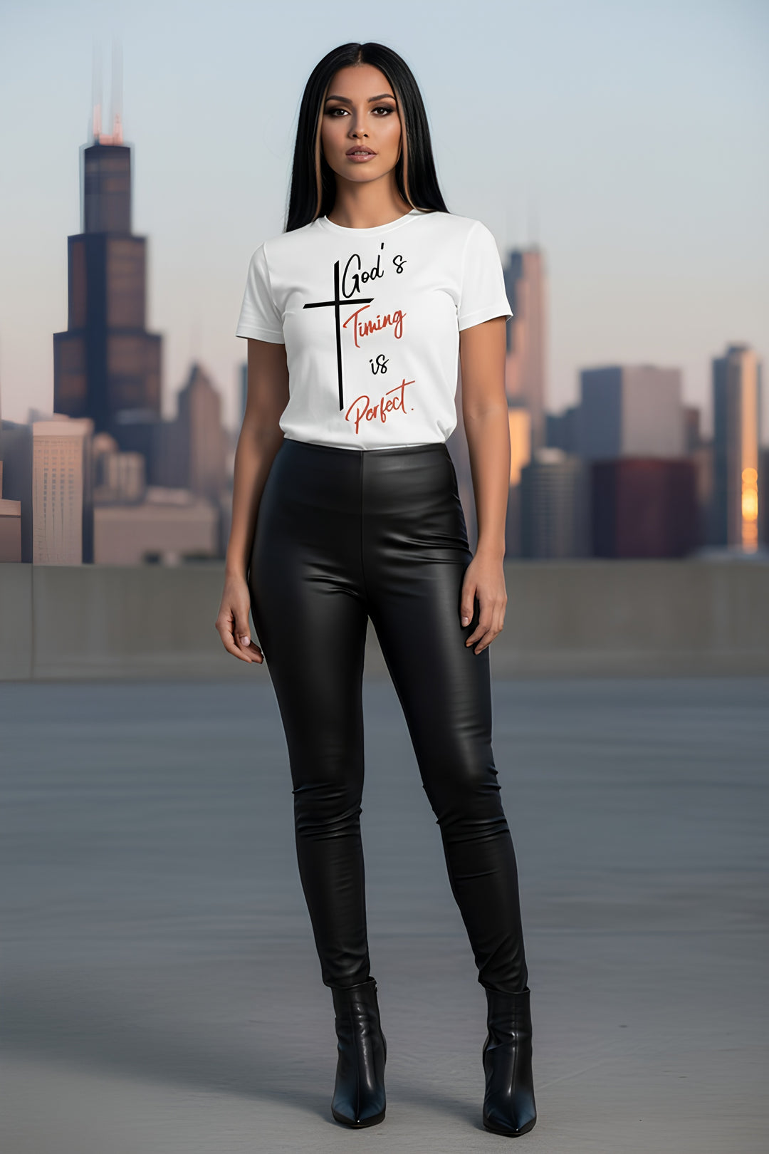 God's Timing is Perfect Women’s softstyle t-shirt