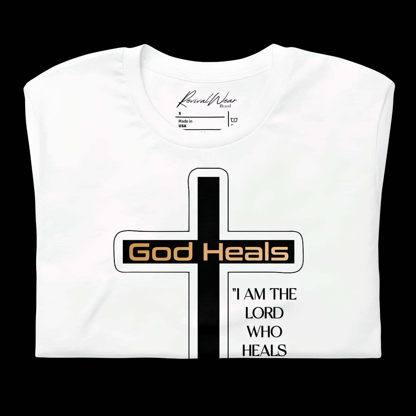 God Heals Men's Christian T-Shirt