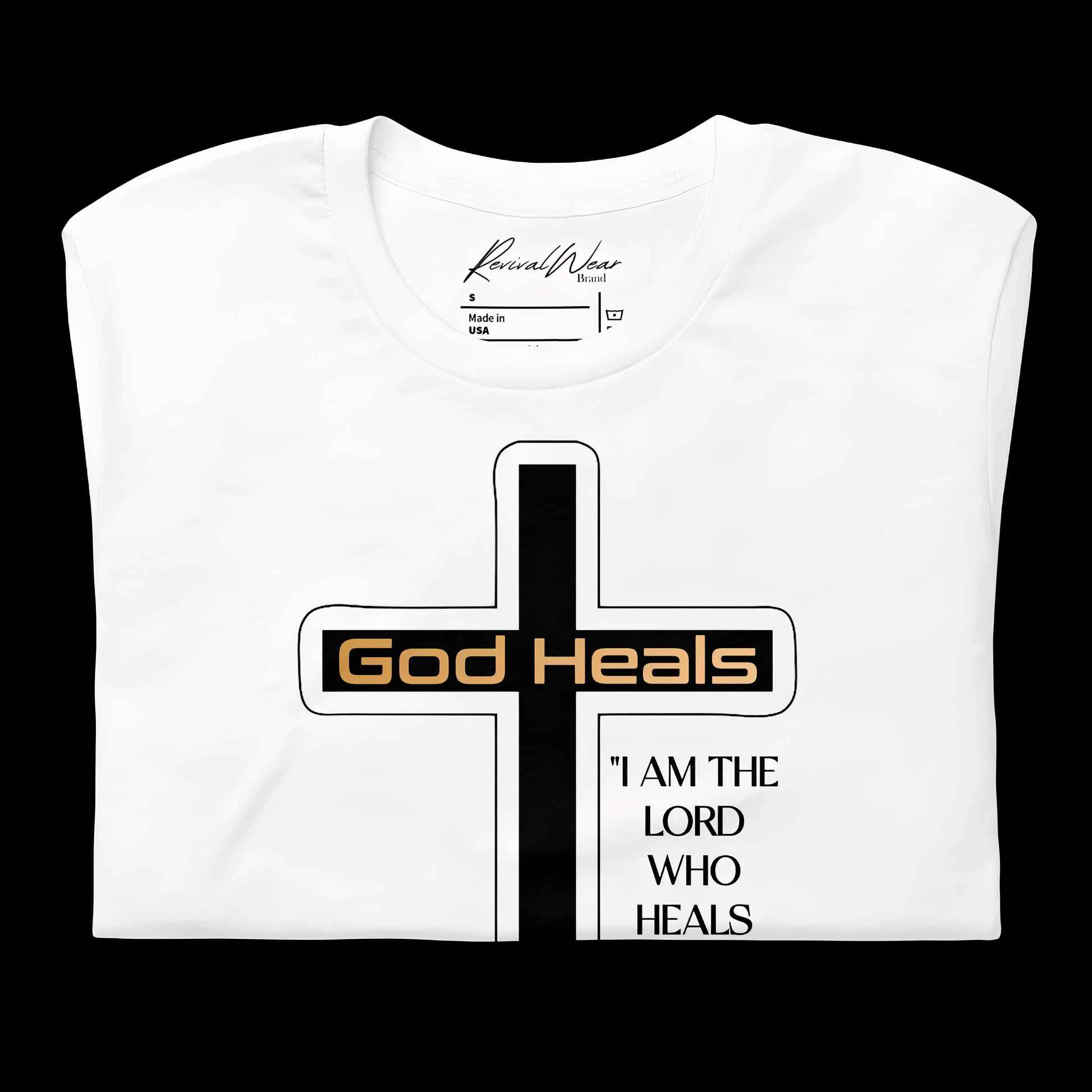 God Heals Men's Christian T-Shirt