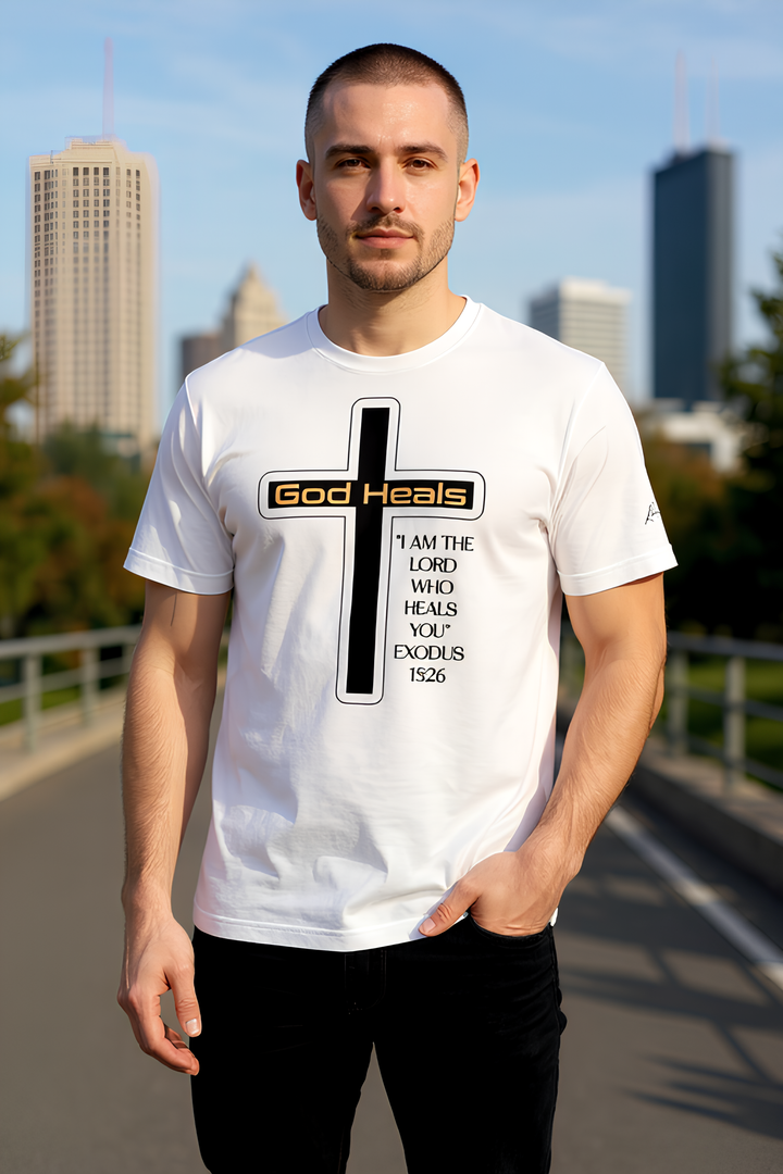 God HEALS Men's staple eco t-shirt