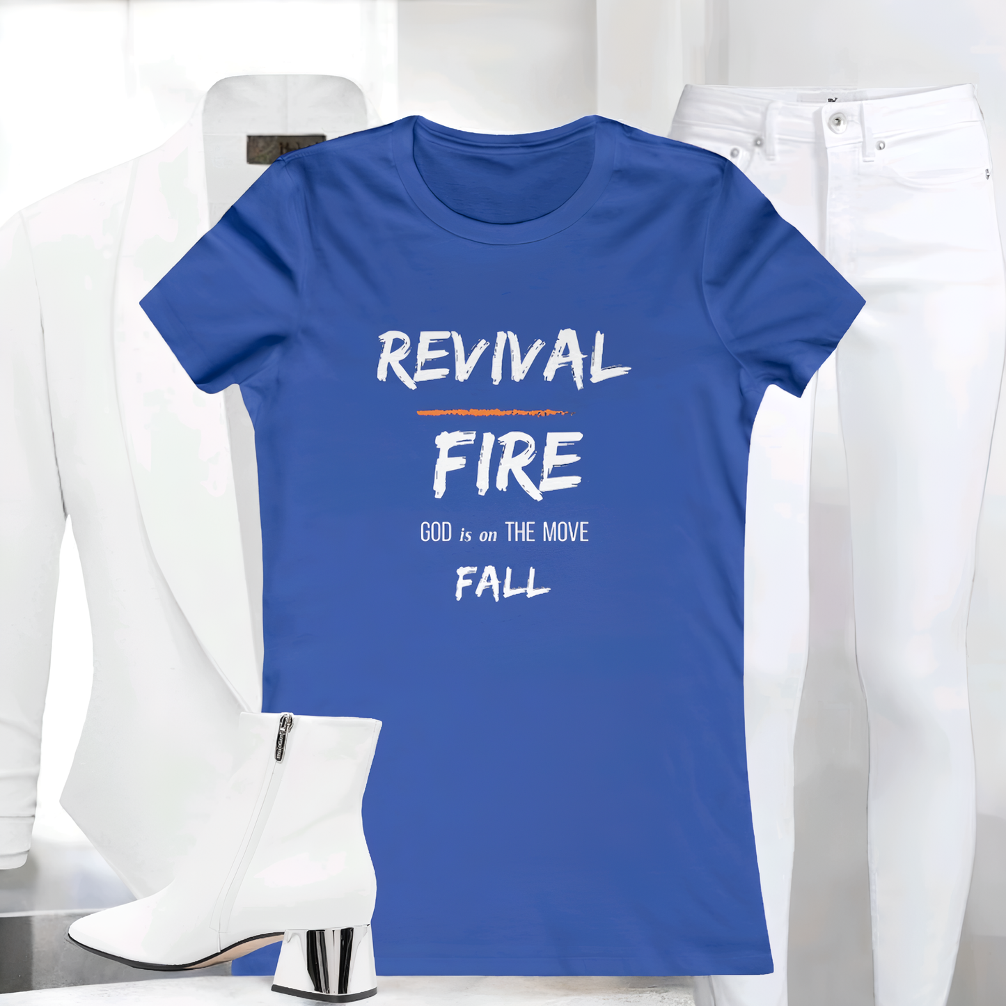 Revival Fire Fall Christian Women's Tee