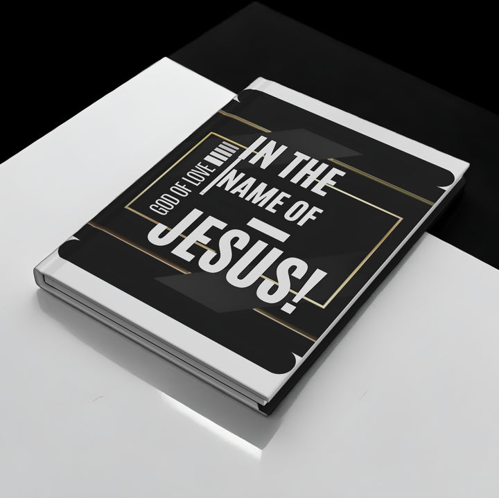 "In the Name of Jesus" Christian Prayer & Devotional Notebook