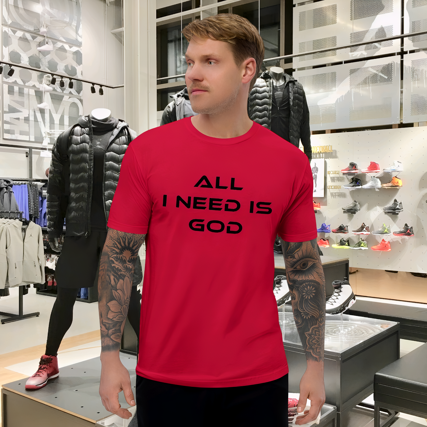 All I need is God Men's Short sleeve T-shirt