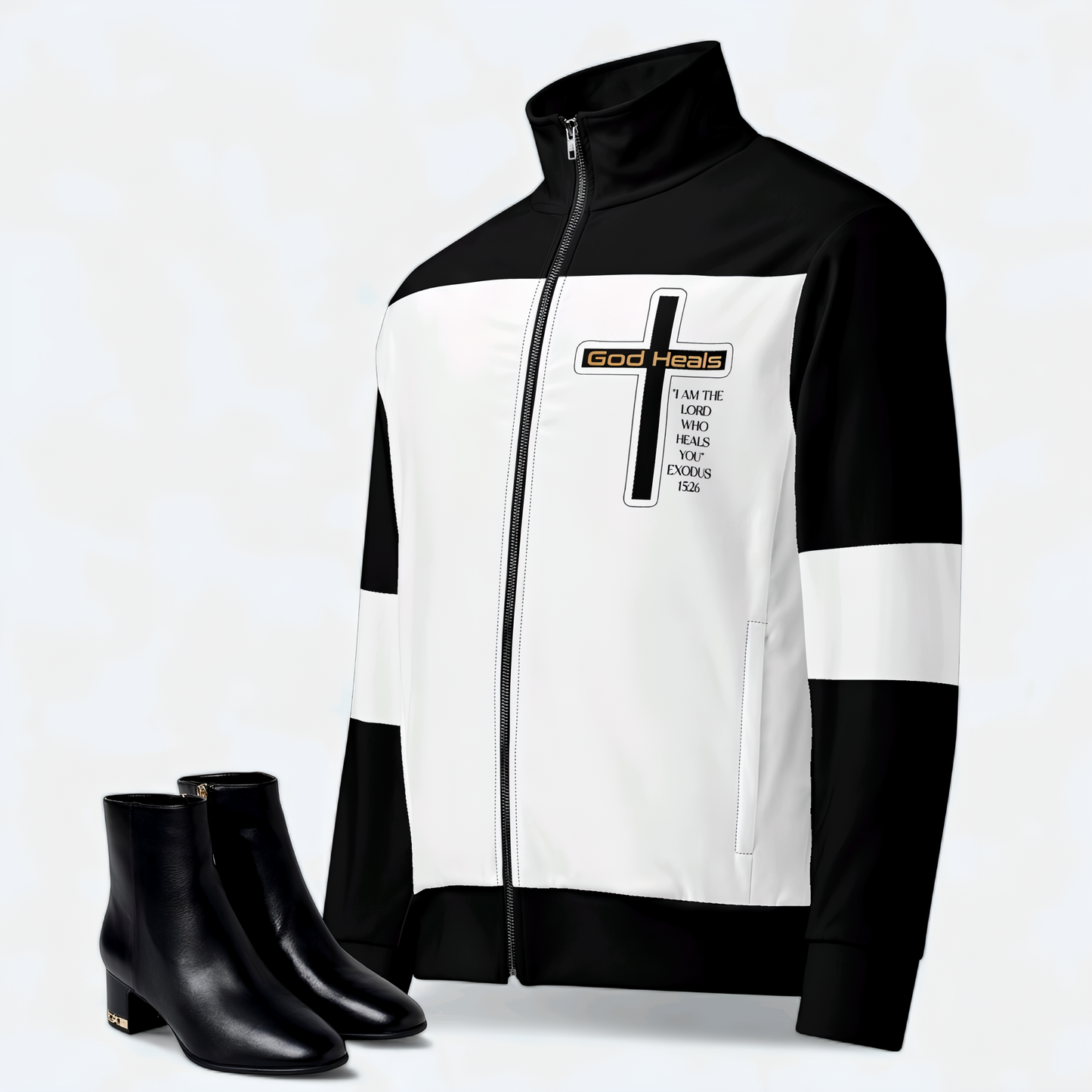 GOD HEALS Christian Women's track jacket