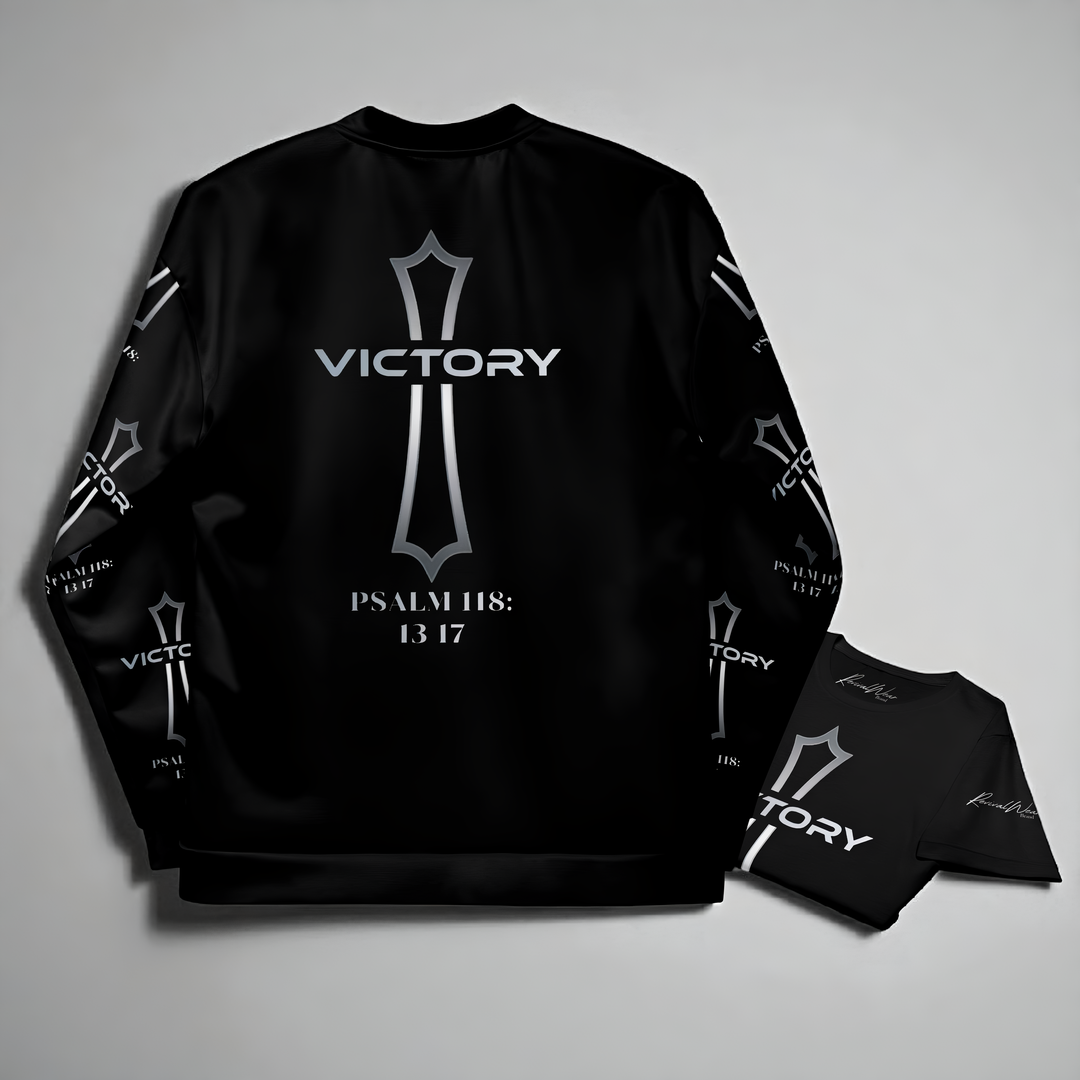 Victory in Jesus women's Bomber Jacket