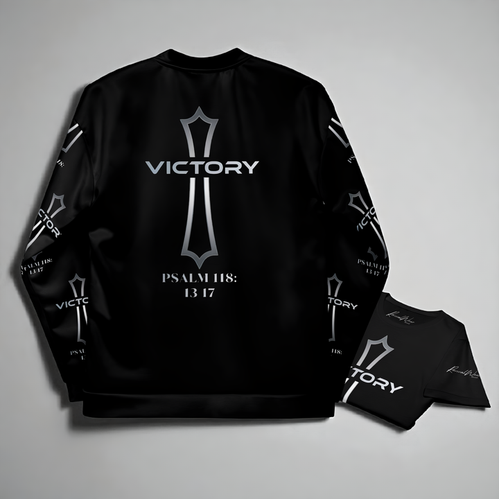 Victory in Jesus women's Bomber Jacket