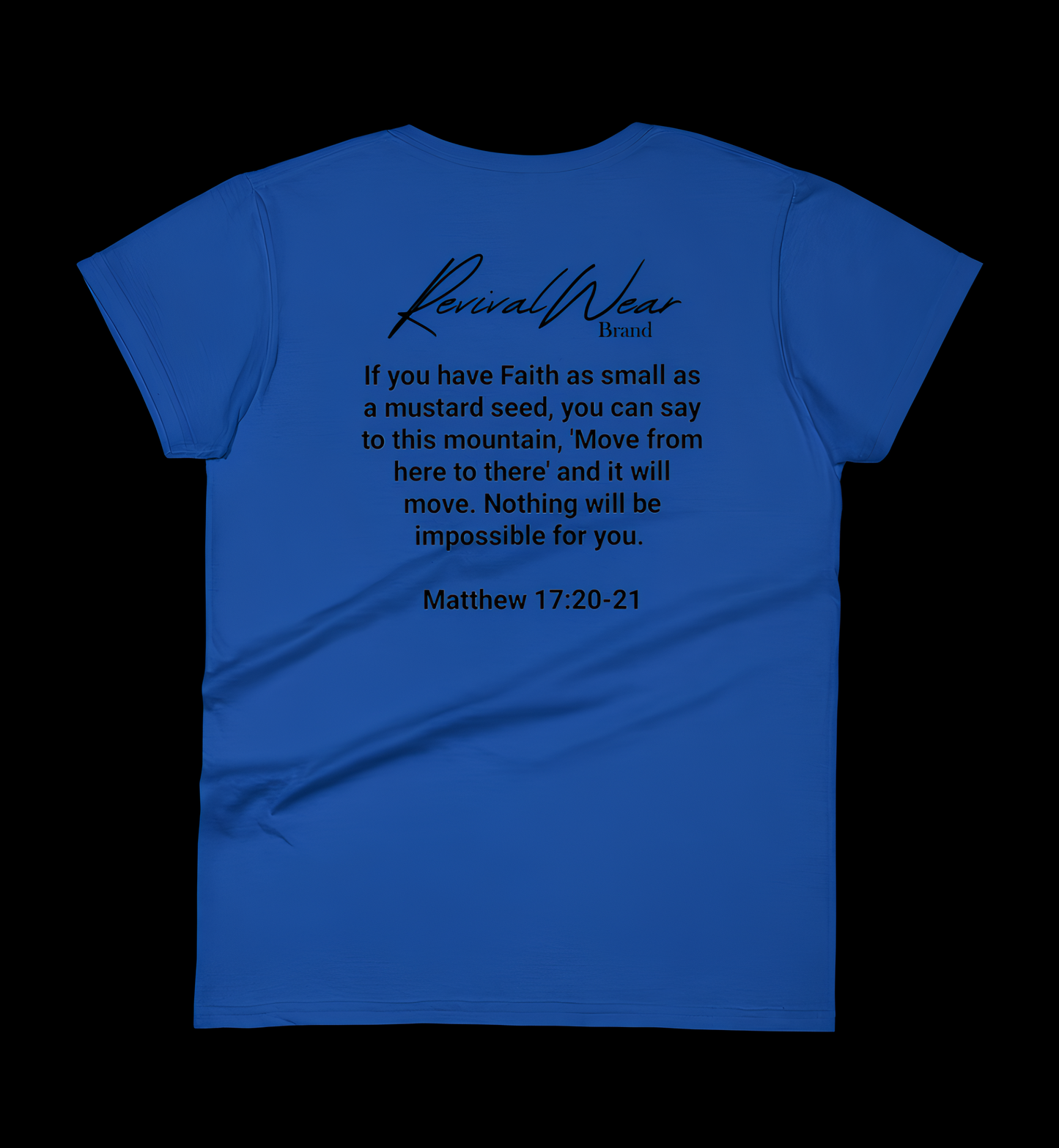 Faith Over Fear Women's Christian short sleeve t-shirt