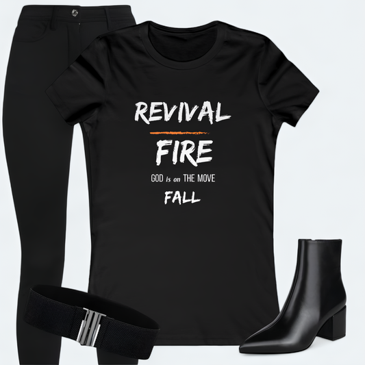 Revival Fire Fall Christian Women's Tee