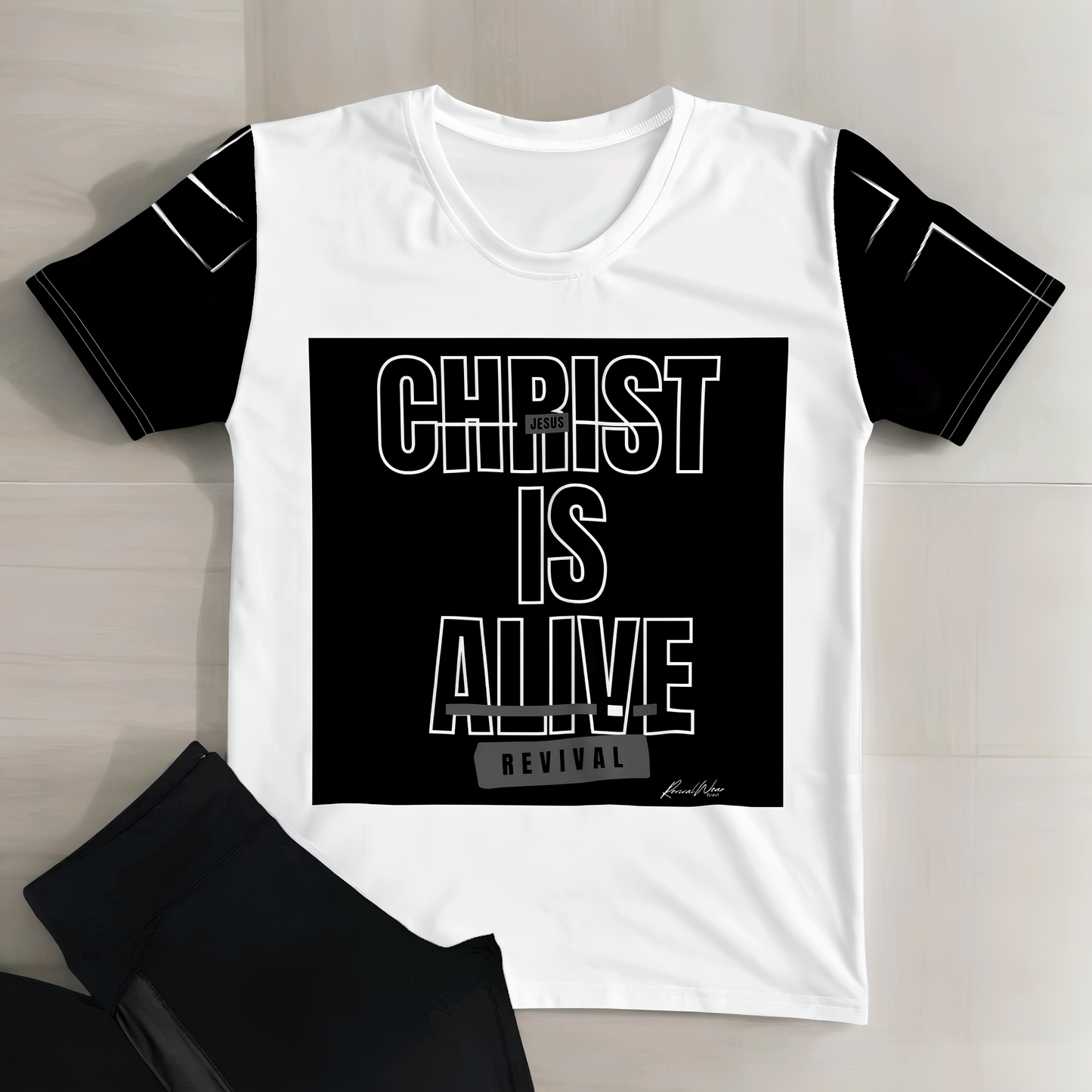 Christ is Alive Women's Christian T-shirt