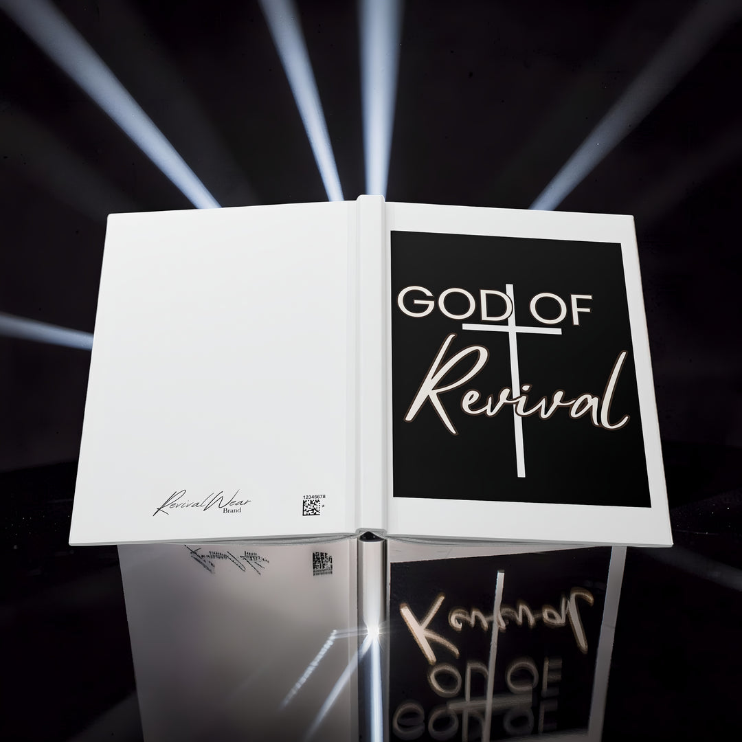 God of Revival Hardcover Journal — Christian Prayer & Devotional Notebook