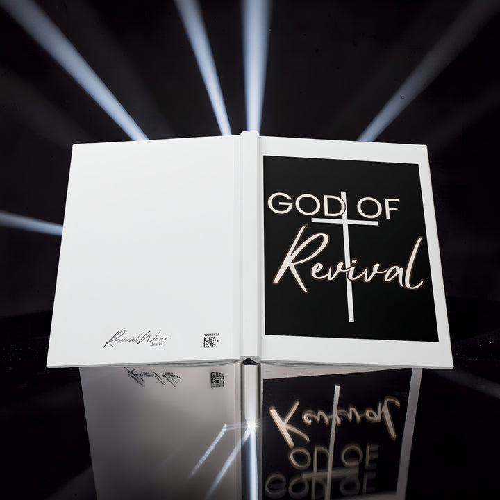 God of Revival Hardcover Journal — Christian Prayer & Devotional Notebook