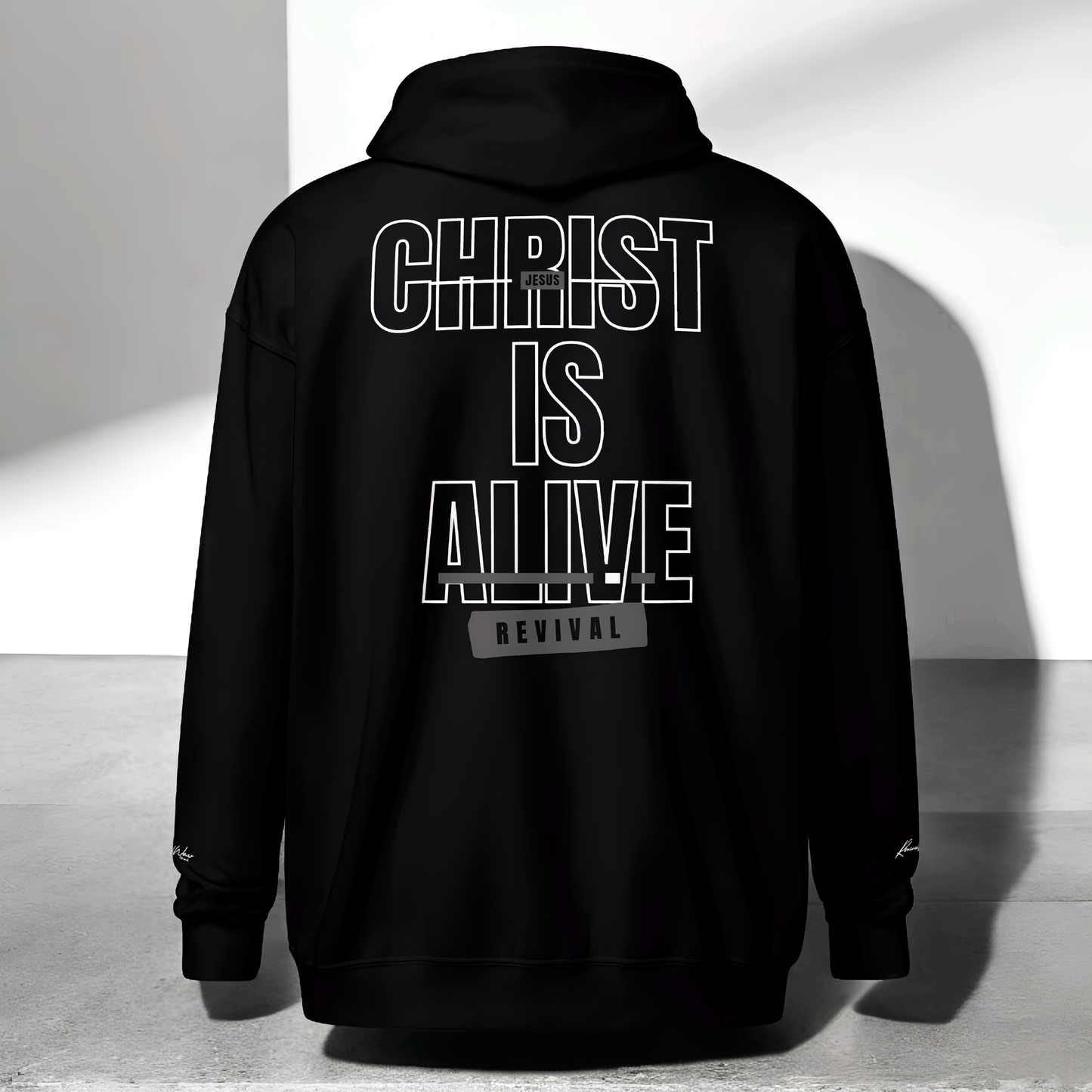 Christ is Alive Men's heavy blend zip hoodie