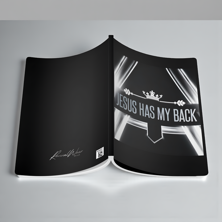 Jesus Has My Back Softcover Journal — Christian Prayer & Gratitude Notebook