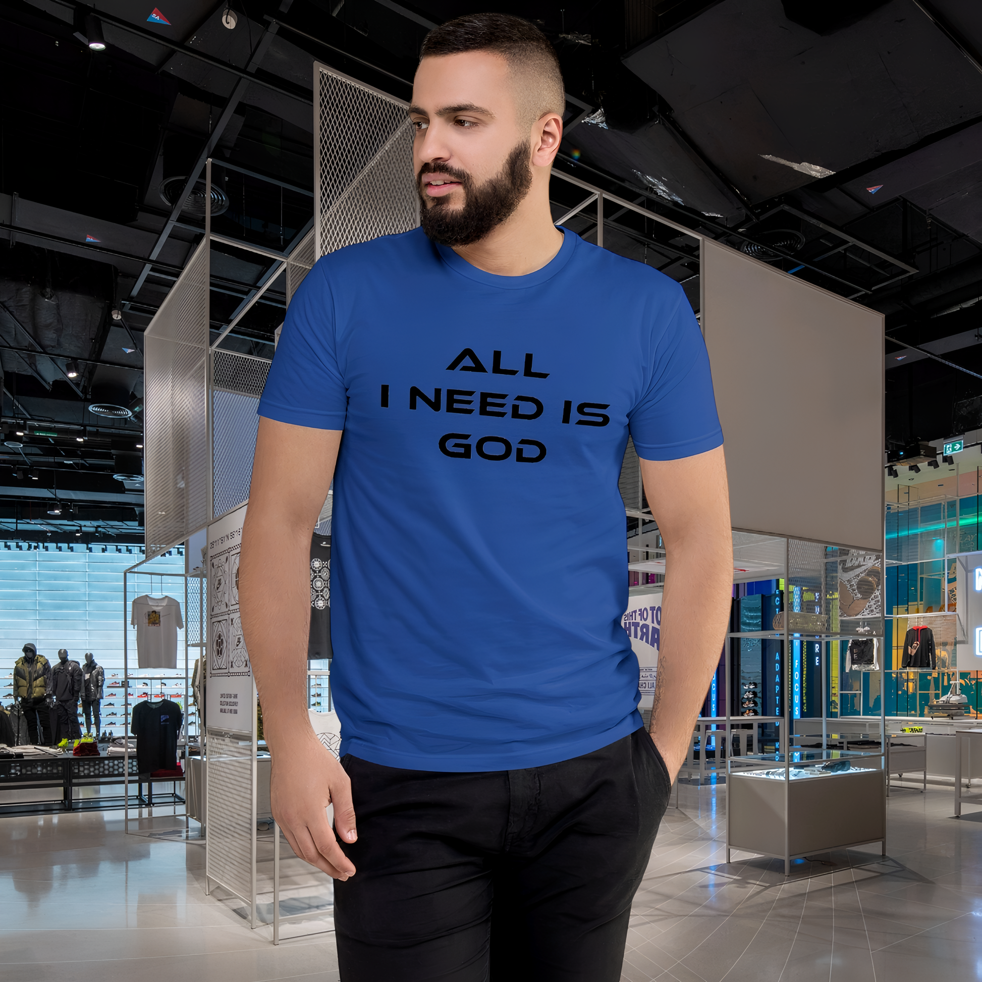 All I need is God Men's Short sleeve T-shirt