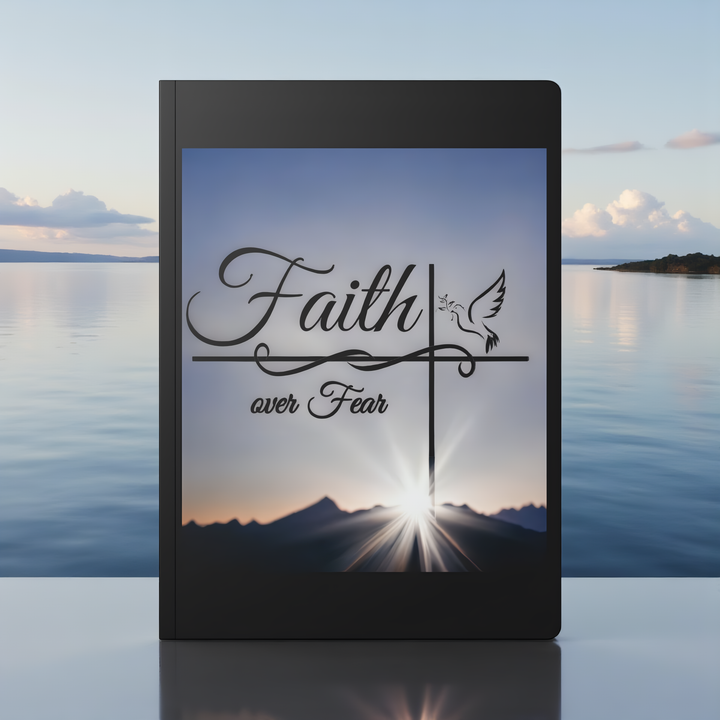 Faith over Fear Notebook - Ruled Line
