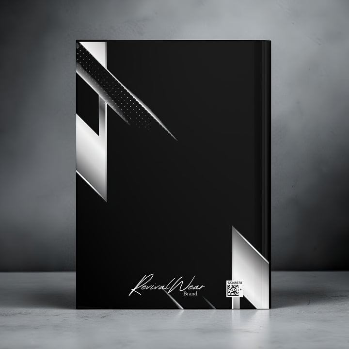 Trust in God Hardcover Journal — Matte Black Inspirational Prayer & Faith Notebook