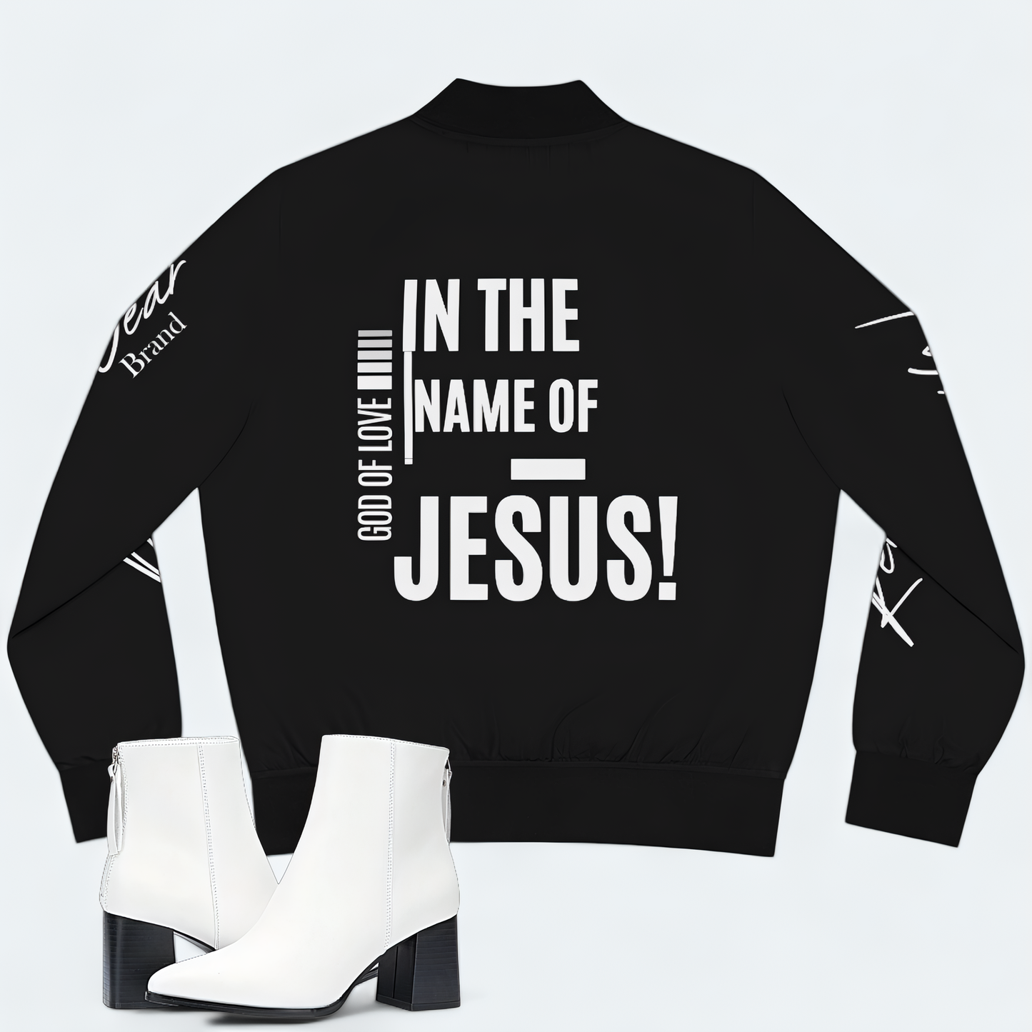 In the Name of JESUS Women's Bomber Jacket