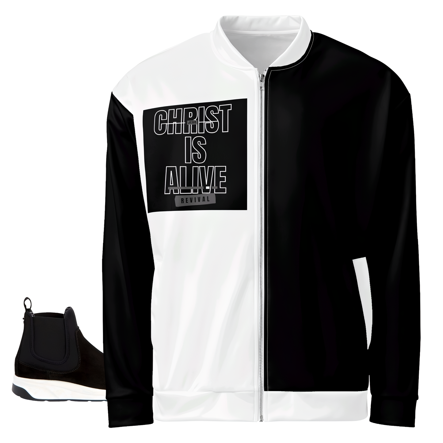 Christ is Alive Women's Bomber Jacket