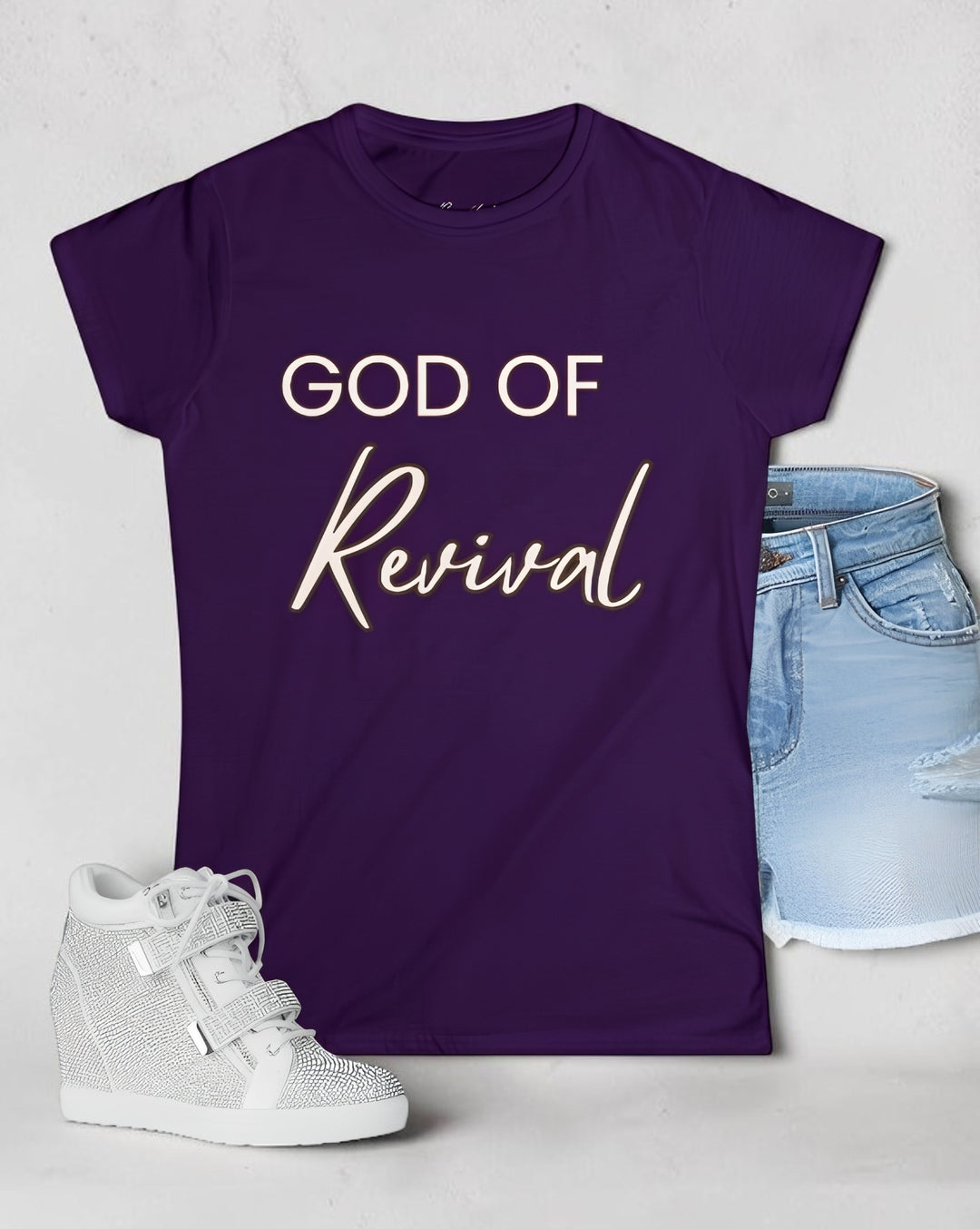 God of Revival Women's Christian Tee