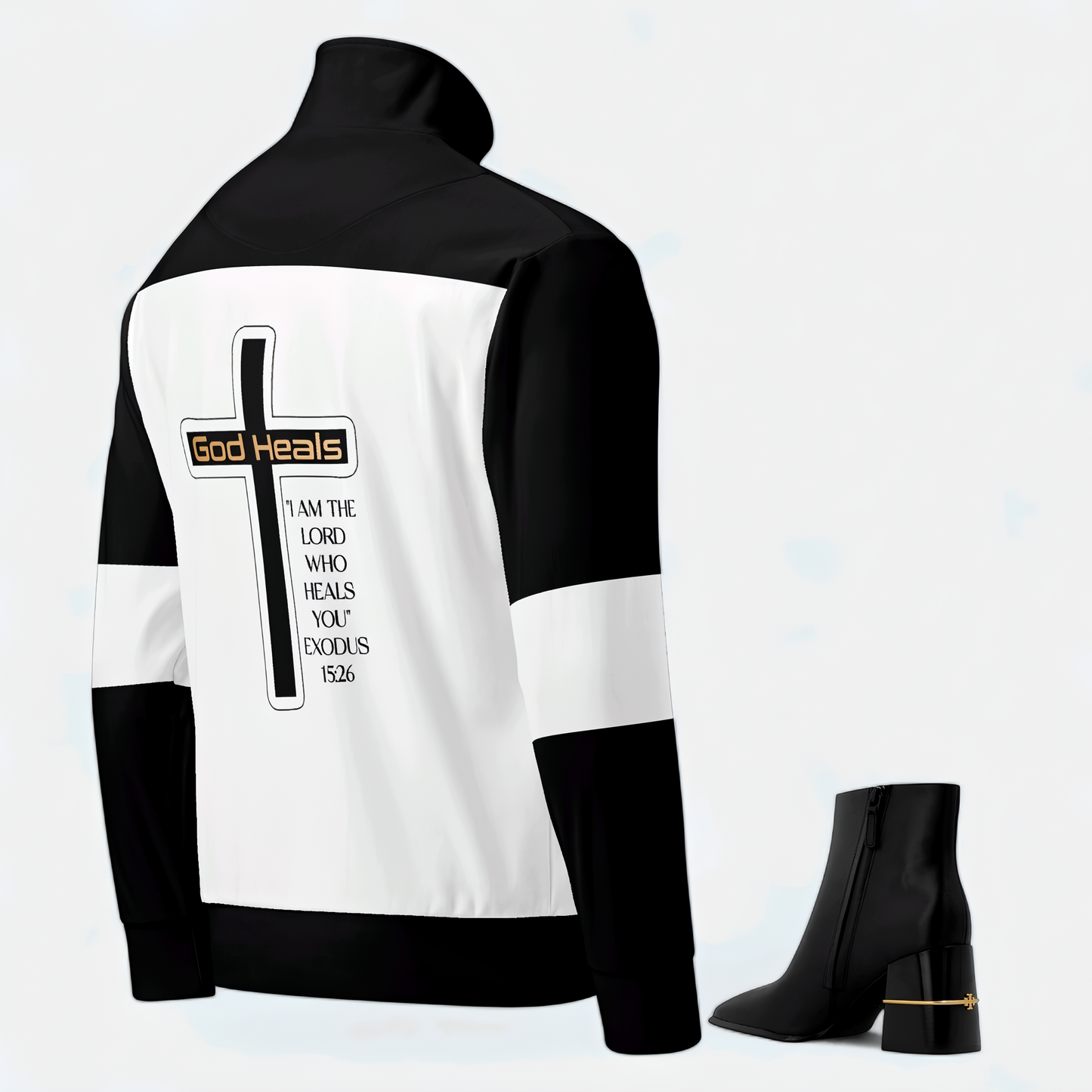 GOD HEALS Christian Women's track jacket