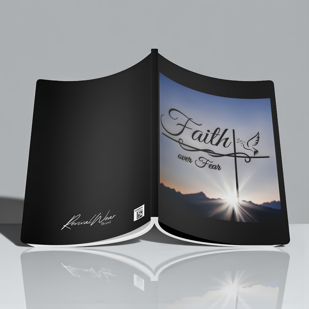 Faith over Fear Notebook - Ruled Line