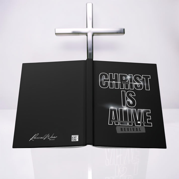 Christ Is Alive Hardcover Journal — Revival Christian Prayer & Scripture Notebook