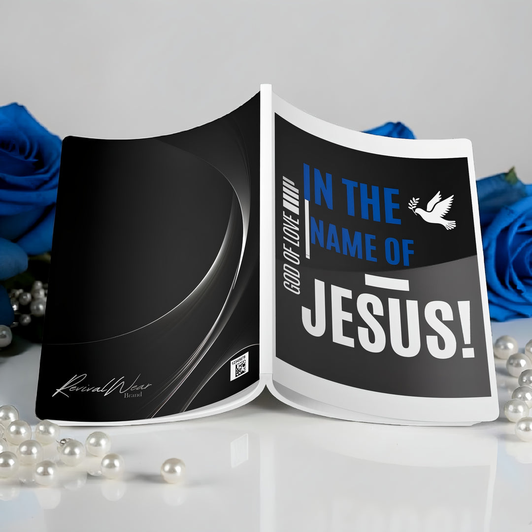 "In the Name of Jesus" Christian Prayer & Devotional Notebook