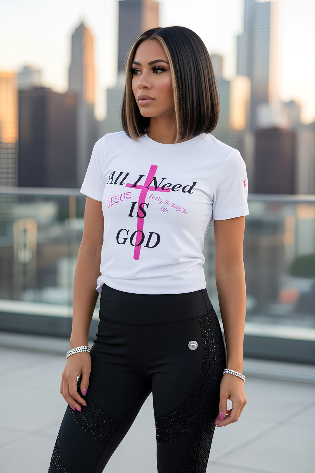 All I Need Is God Shirt, Christian Shirt for Women, Faith T-Shirt, Christian Apparel, Religious Clothing, Inspirational Jesus Tee, Christian Gift