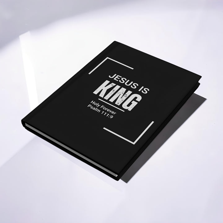 "Jesus Is King" Christian Notebook (Psalm 111:9)