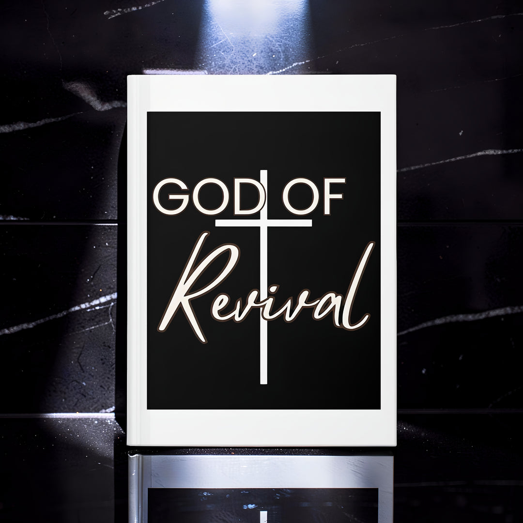 God of Revival Hardcover Journal — Christian Prayer & Devotional Notebook
