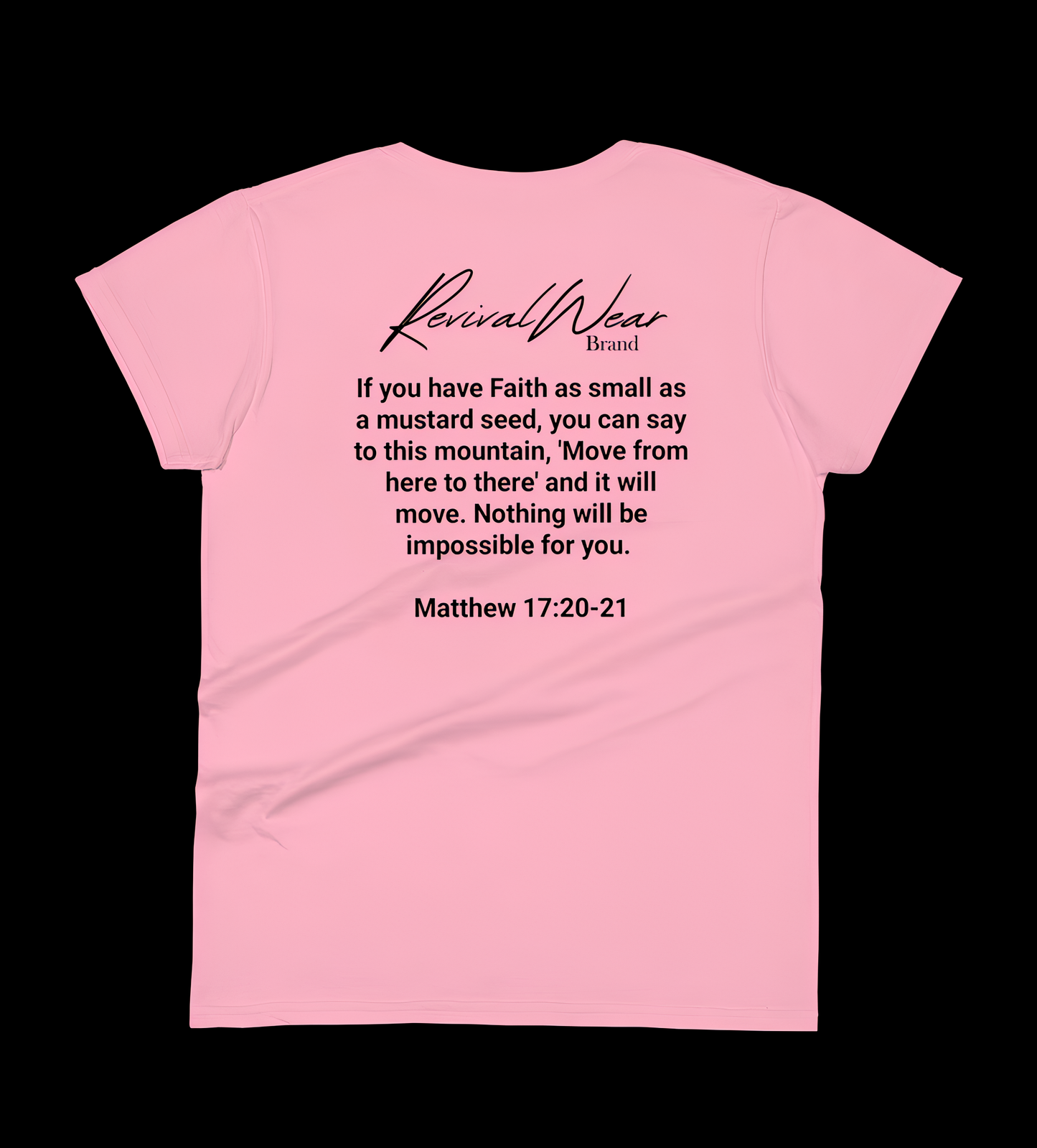 Faith Over Fear Women's Christian short sleeve t-shirt