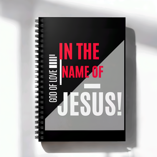 In The Name of Jesus Spiral Notebook - Ruled Line