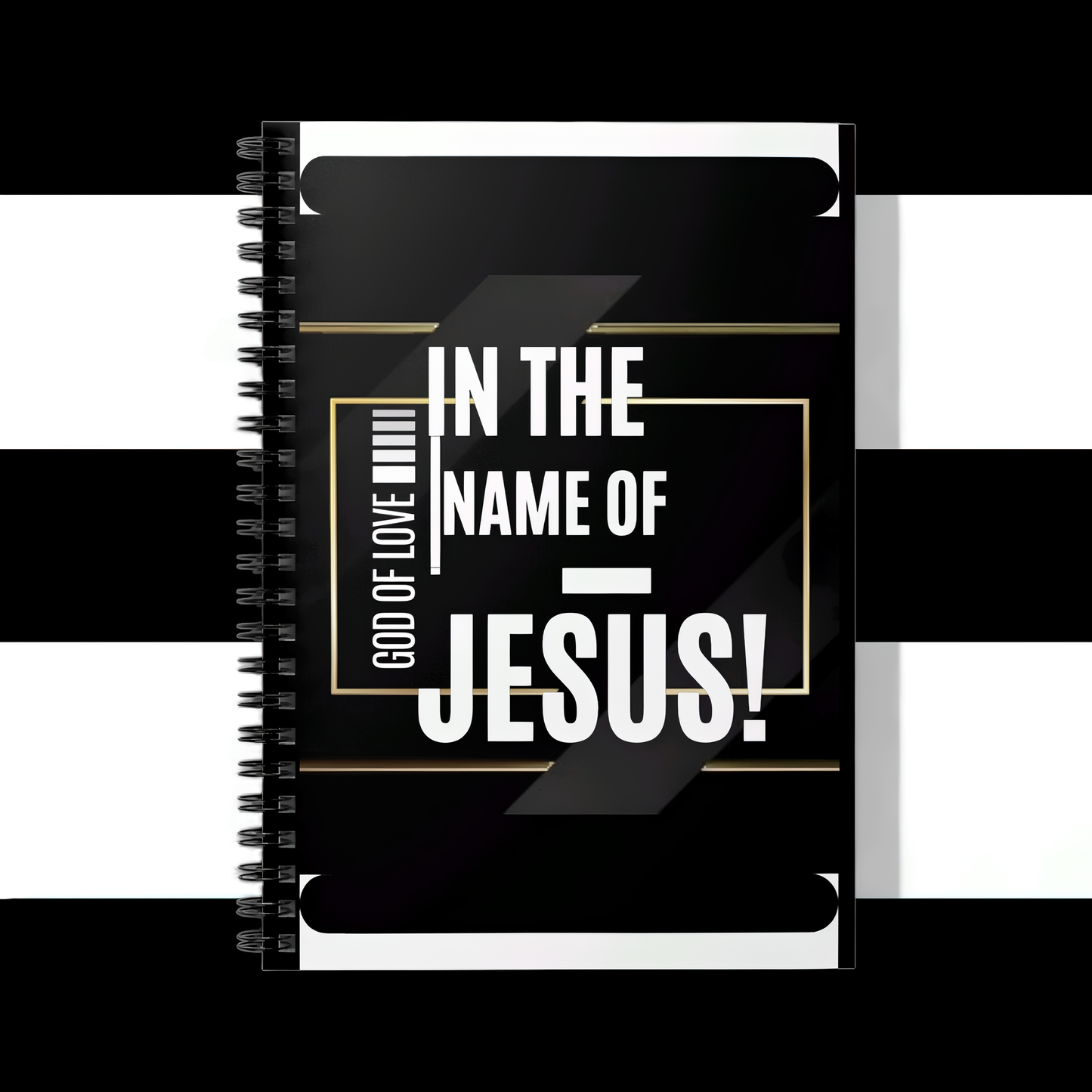 In The Name of JESUS Notebook - Ruled Line